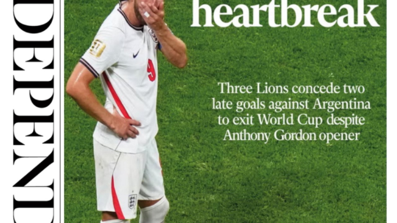 Demi-finales du Mondial : "Le cœur brisé des Anglais"