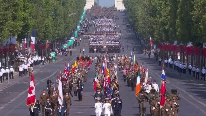 6 700 soldats, avions, drones, chefs d'État… Emmanuel Macron s'offre un défilé XXL pour son dernier 14-Juillet 6 700 soldats, avions, drones, chefs d'État… Emmanuel Macron s'offre un défilé XXL pour son dernier 14-Juillet