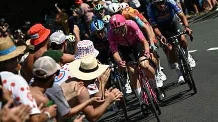 L'étape du Tour de France entre Périgueux et Bergerac le  11 juillet 2026 (LOIC VENANCE / AFP)