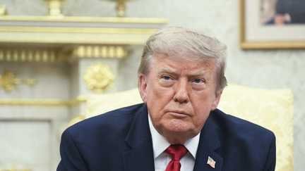 Le président américain, Donald Trump, le 14 juillet 2026 à la Maison Blanche, à Washington (Etats-Unis). (SAUL LOEB / AFP)