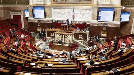 Une séance parlementaire à l'Assemblée nationale à Paris, le 17 juillet 2026. (QUENTIN DE GROEVE / Hans Lucas)