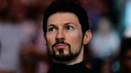 Le fondateur et patron de Telegram Pavel Dourov à Abou Dhabi, aux Emirats arabes unis, le 25 octobre 2025. (GIUSEPPE CACACE / AFP)