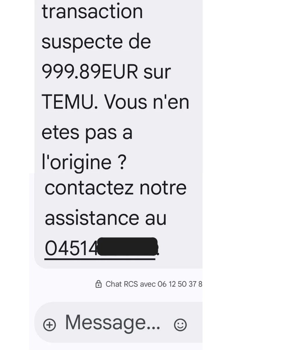 Arnaque Temu