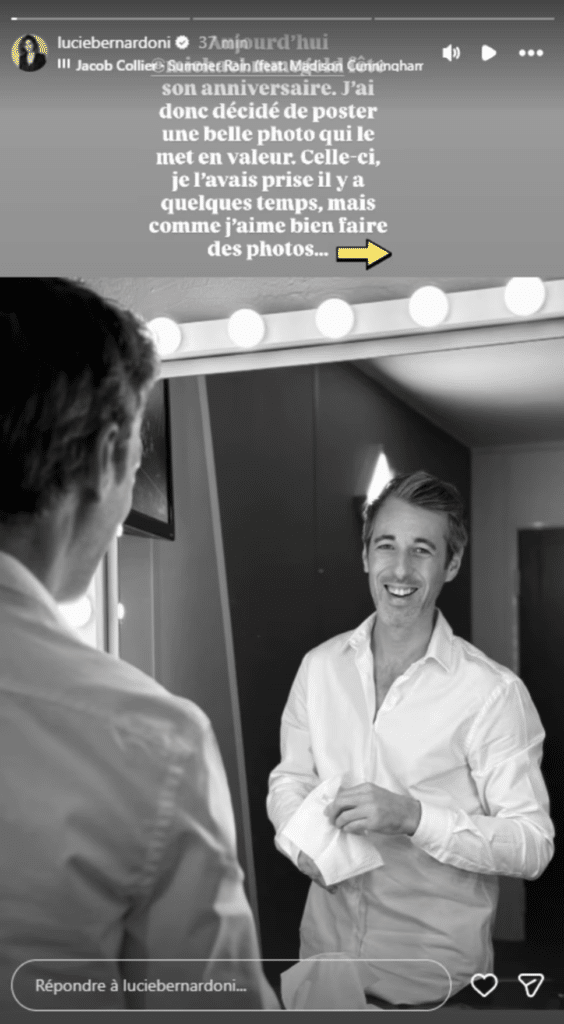 Lucie Bernardoni super complice avec Christophe Licata : elle n’a pas pour autant oublié Michael Goldman et le prouve en images