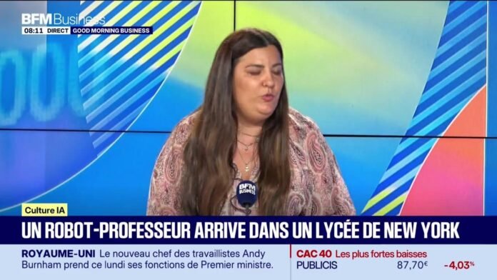 Culture IA : Un robot-professeur arrive dans un lycée de New York, par Léa Benaim – 20/07