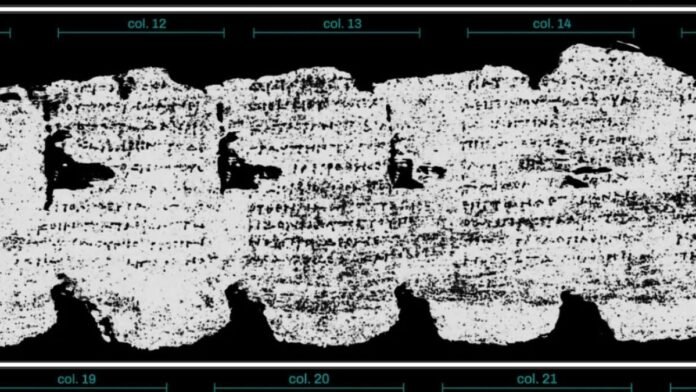 Des manuscrits ensevelis il y a 2.000 ans par le Vésuve enfin déchiffrés par l'intelligence artificielle