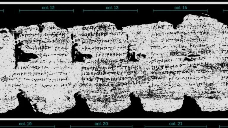 Des manuscrits ensevelis il y a 2.000 ans par le Vésuve enfin déchiffrés par l'intelligence artificielle