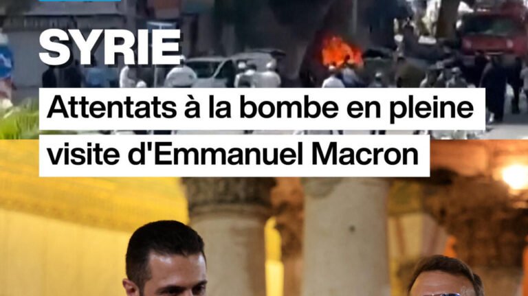 Double attentat à Damas : des bombes explosent près de l'hôtel d'Emmanuel Macron
