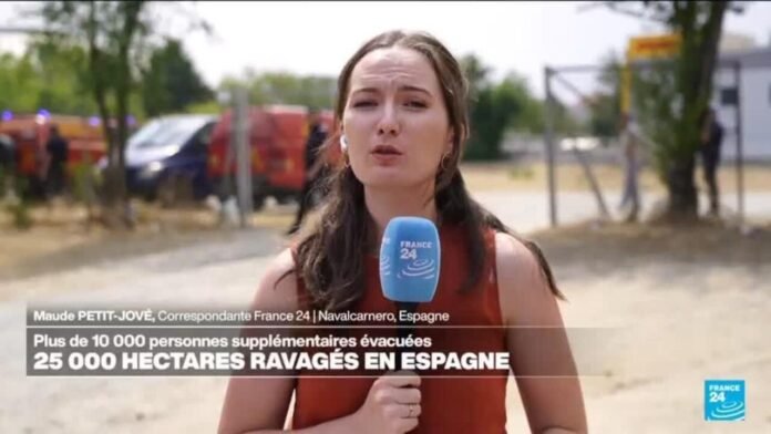 Espagne : le feu gagne du terrain, le poste de commandement évacué