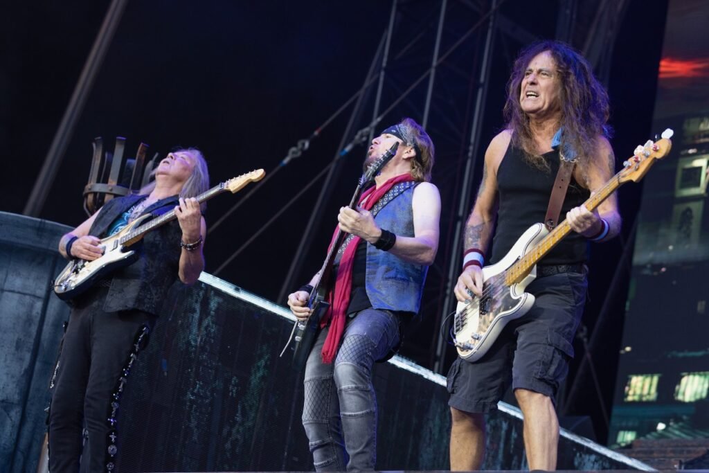 Iron Maiden Dave Murray Adrian Smith Steve Harris