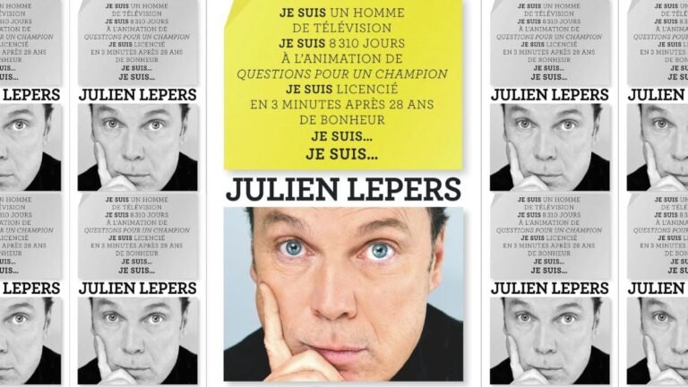J'ai lu l'autobiographie de Julien Lepers et j'ai eu de la peine pour lui