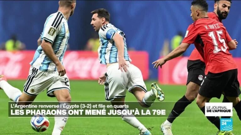 L'Argentine renverse l'Égypte (3-2) : les Pharaons ont mené jusqu'à la 79e