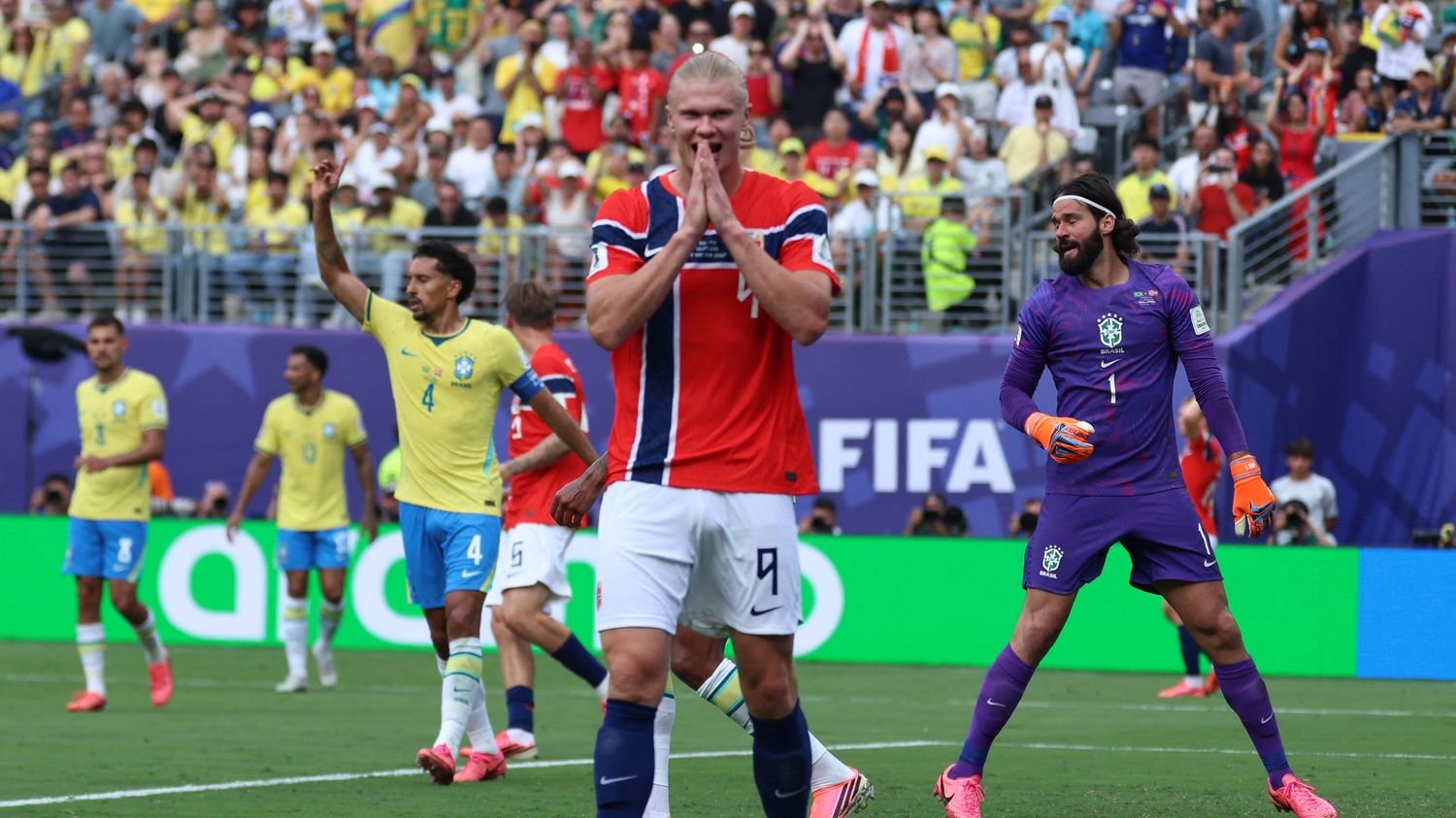 La Norvège écarte le Brésil grâce à un doublé d'Erling Haaland et s’offre le premier quart de finale de son histoire en Coupe du monde