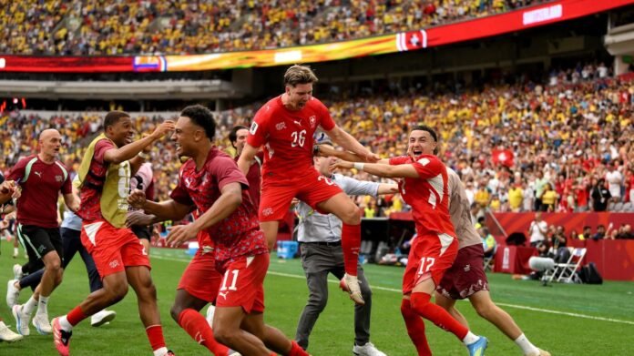 La Suisse domine la Colombie aux tirs au but et retrouvera l'Argentine en quarts de finale de la Coupe du monde