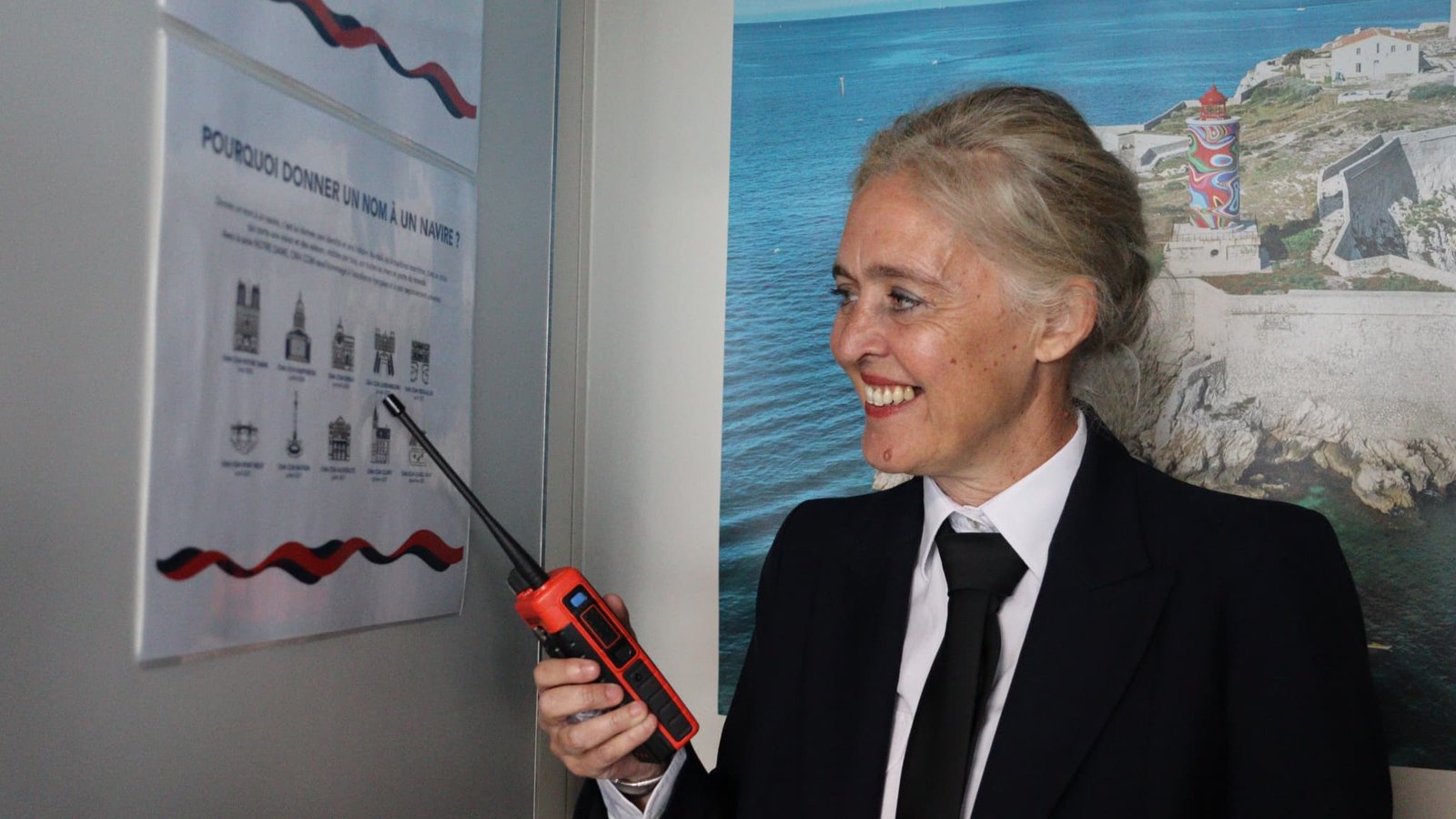 La commandante Marie-Caroline Guillou prendra les rênes du CMA CGM Notre-Dame à partir du 5 juillet. La commandante Marie-Caroline Guillou prendra les rênes du CMA CGM Notre-Dame à partir du 5 juillet.