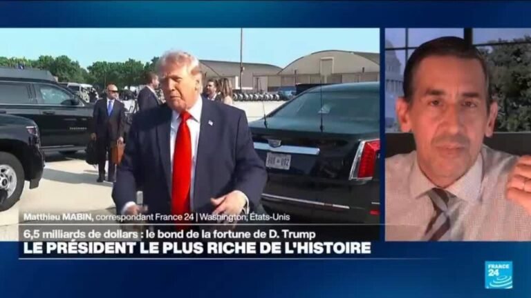 La fortune de Donald Trump bondit depuis son retour à la présidence des États-Unis