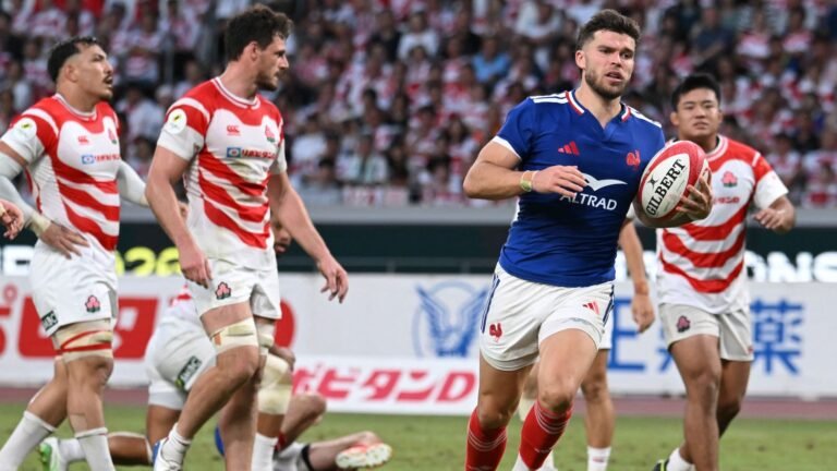 Le XV de France remporte son dernier match estival face au Japon lors de la troisième journée du Championnat des nations