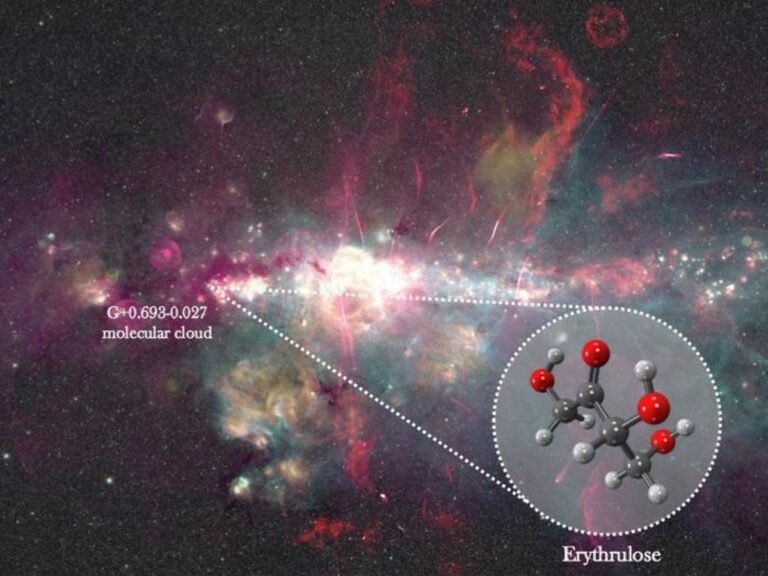 Le centre de notre galaxie a un goût de framboise