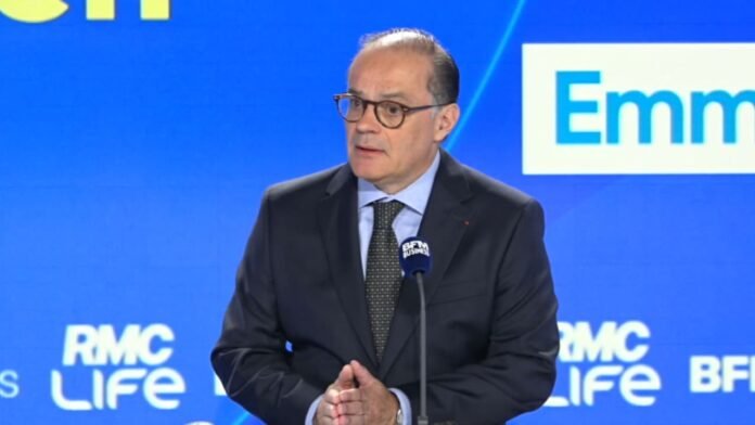 Le taux d'emprunt de la France à 10 ans au plus haut depuis 2009: "pas une ligne rouge" pour le gouverneur de la Banque de France, mais cela "réduit la marge de manoeuvre budgétaire"
