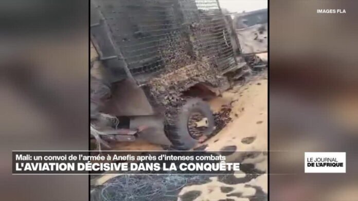 Mali: un convoi de l'armée rallie Anefis après d'intenses combats