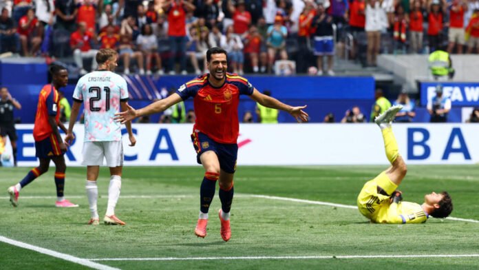 Mondial 2026 : l'Espagne rejoint la France en demi-finale malgré la résistance belge