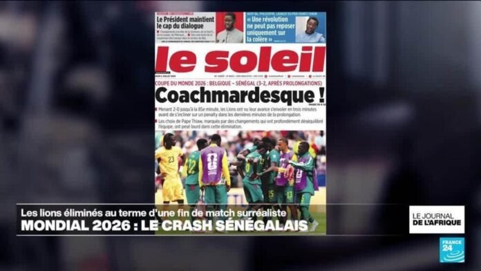 Mondial 2026 : renversé par la Belgique malgré deux buts d'avance, le Sénégal ne verra pas les 8e