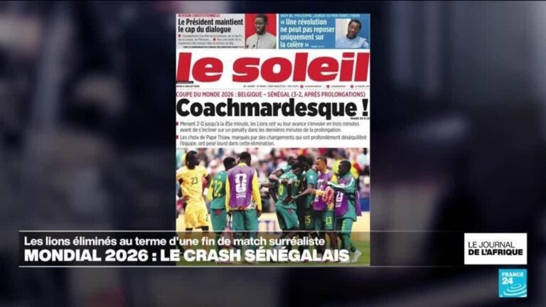 Mondial 2026 : renversé par la Belgique malgré deux buts d'avance, le Sénégal ne verra pas les 8e