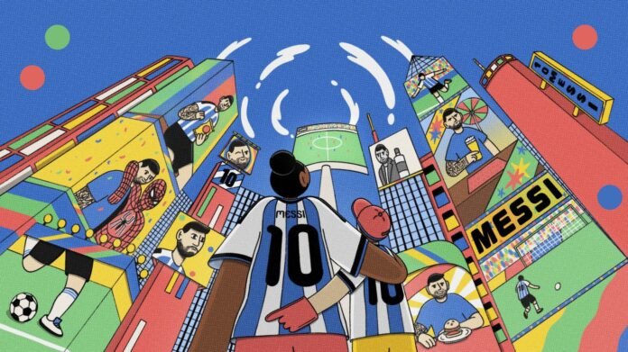 REPORTAGE. "Ce n'est pas le foot qui me fait vibrer, c'est lui" : pourquoi l'image de Lionel Messi est partout aux Etats-Unis pendant la Coupe du monde