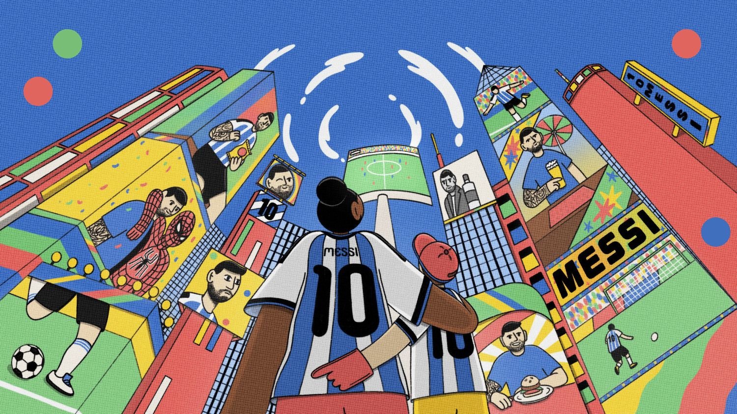 REPORTAGE. "Ce n'est pas le foot qui me fait vibrer, c'est lui" : pourquoi l'image de Lionel Messi est partout aux Etats-Unis pendant la Coupe du monde