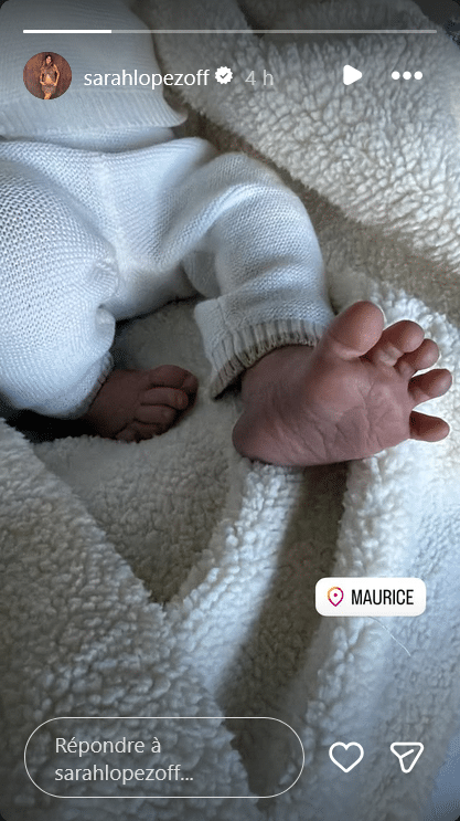 Sarah Lopez, désormais à la tête d’une famille recomposée : le visage de son nouveau-né dévoilé quelques heures après l’accouchement