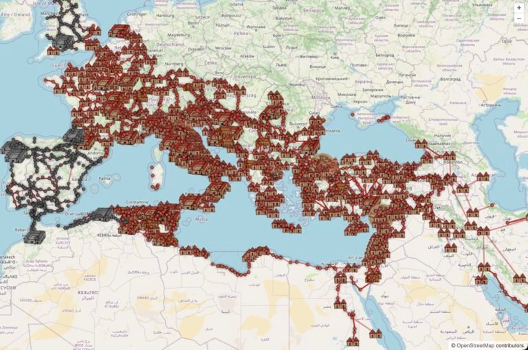 Tous les chemins mènent à Rome : vérifiez-le avec ce Google Maps antique
