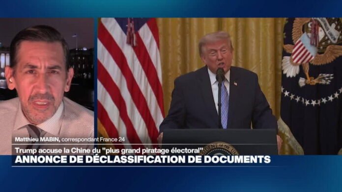 Trump accuse Pékin de "la plus grosse opération de piratage de données électorales de l'Histoire"
