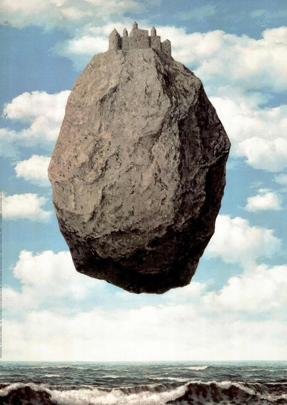  Le Château des Pyrénées de Magritte (1959)