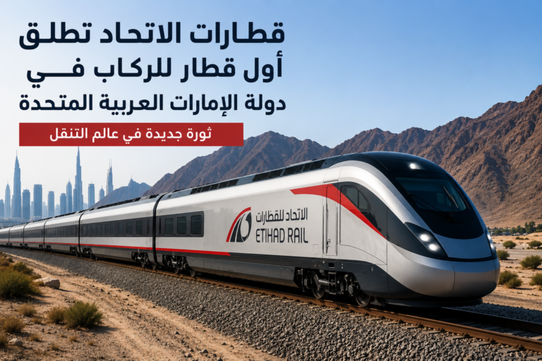 قطارات الاتحاد تطلق أول قطار للركاب في دولة الإمارات العربية المتحدة: ثورة جديدة في عالم التنقل