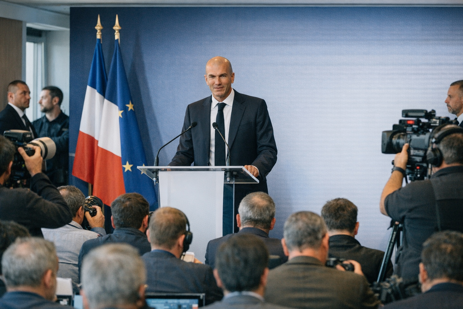 Zinédine Zidane officiellement présenté comme sélectionneur des Bleus à Paris