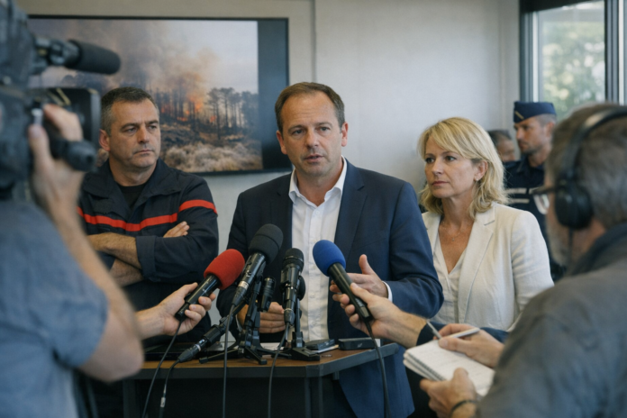 Incendies en Gironde : la polémique autour d’un député et le débat sur l’instrumentalisation politique