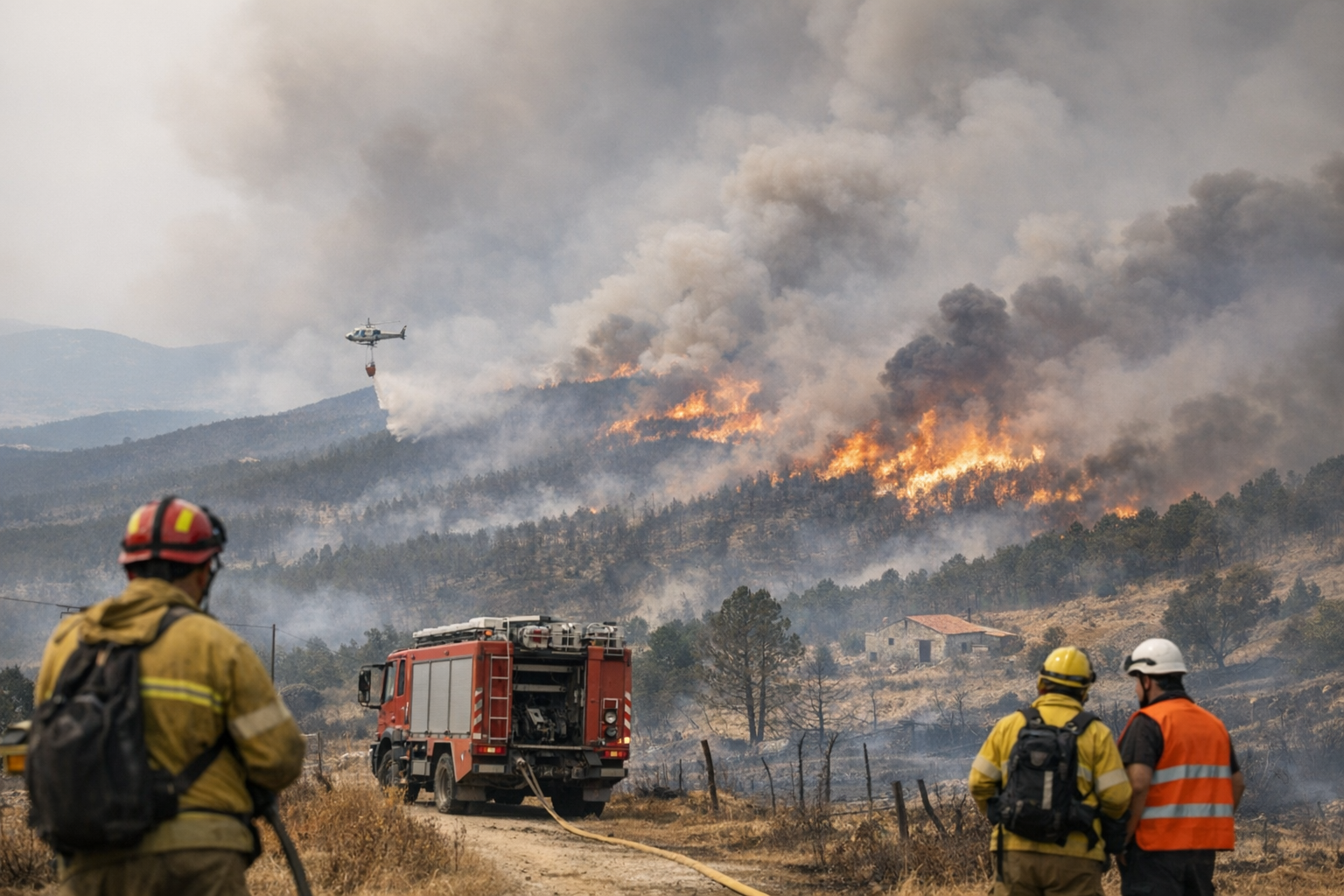 Incendies historiques en Espagne : plus de 77 000 ha partis en fumée à Ávila