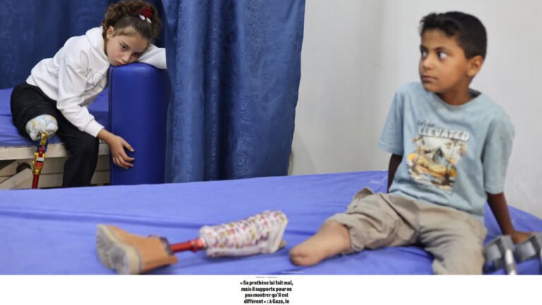 "La vie mutilée des enfants de Gaza"