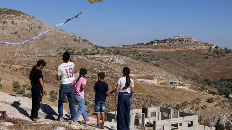 "Notre terre, notre ciel" : en Cisjordanie occupée, des cerfs-volants face aux colonies
