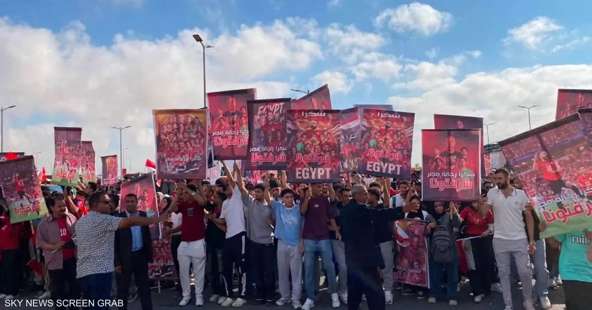 استقبال الأبطال.. مصر تحتفي بـ"الفراعنة" بعد إنجاز المونديال استقبال الأبطال.. مصر تحتفي بـ"الفراعنة" بعد إنجاز المونديال