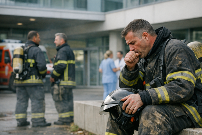 Incendies : inquiétudes sur la santé des pompiers exposés aux fumées