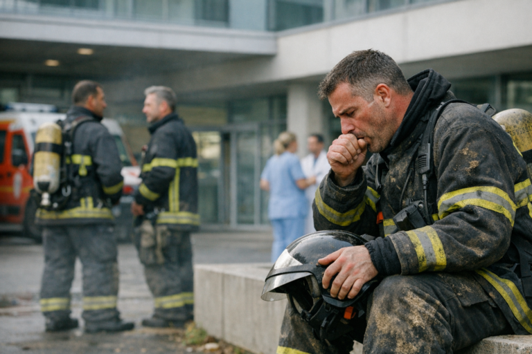 Incendies : inquiétudes sur la santé des pompiers exposés aux fumées