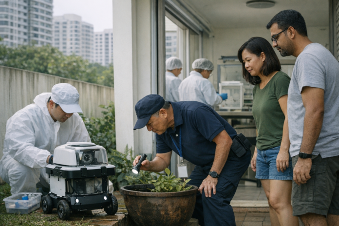 Singapour intensifie la lutte contre les moustiques vecteurs de la dengue