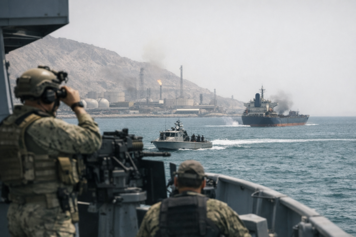 Les États-Unis ouvrent le feu sur un navire panaméen près d’un port iranien