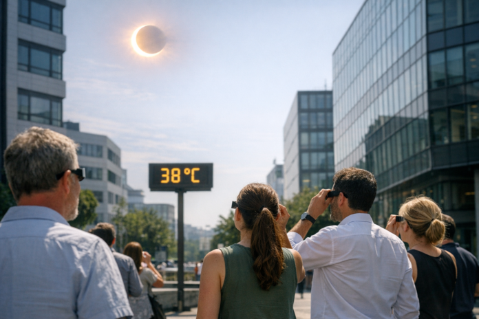 Éclipse du 12 août : quelle baisse de température pendant la canicule ? Éclipse du 12 août : quelle baisse de température pendant la canicule ?