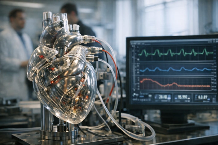 Un cœur robotique mou reproduit la torsion du ventricule gauche pour étudier l’insuffisance cardiaque