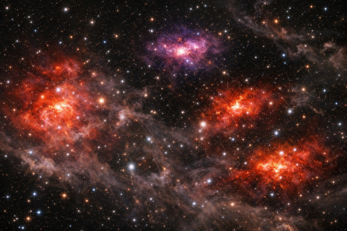 Jeunes galaxies trop massives : le casse-tête cosmologique du James-Webb