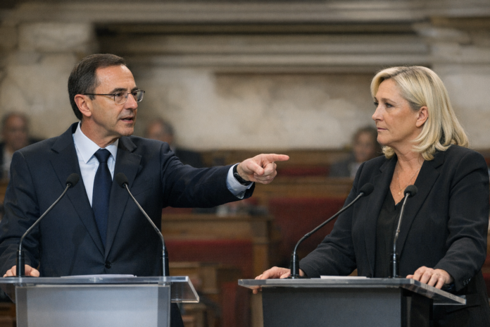 Retailleau accuse LFI de « parti de collabos » avec l'islamisme et vise Marine Le Pen