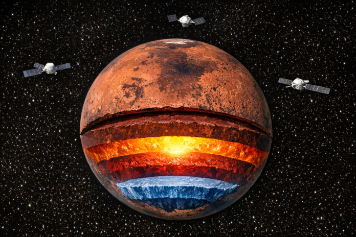 Un contraste thermique profond réécrit la géologie de Mars