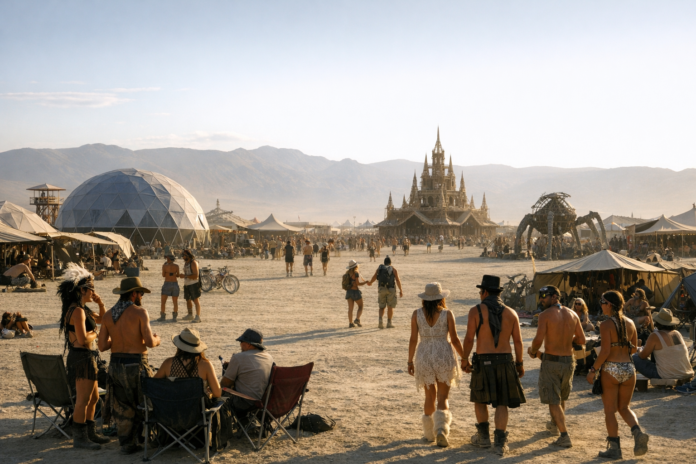 Un film au cœur du « village éphémère » : immersion dans le phénomène Burning Man Un film au cœur du « village éphémère » : immersion dans le phénomène Burning Man
